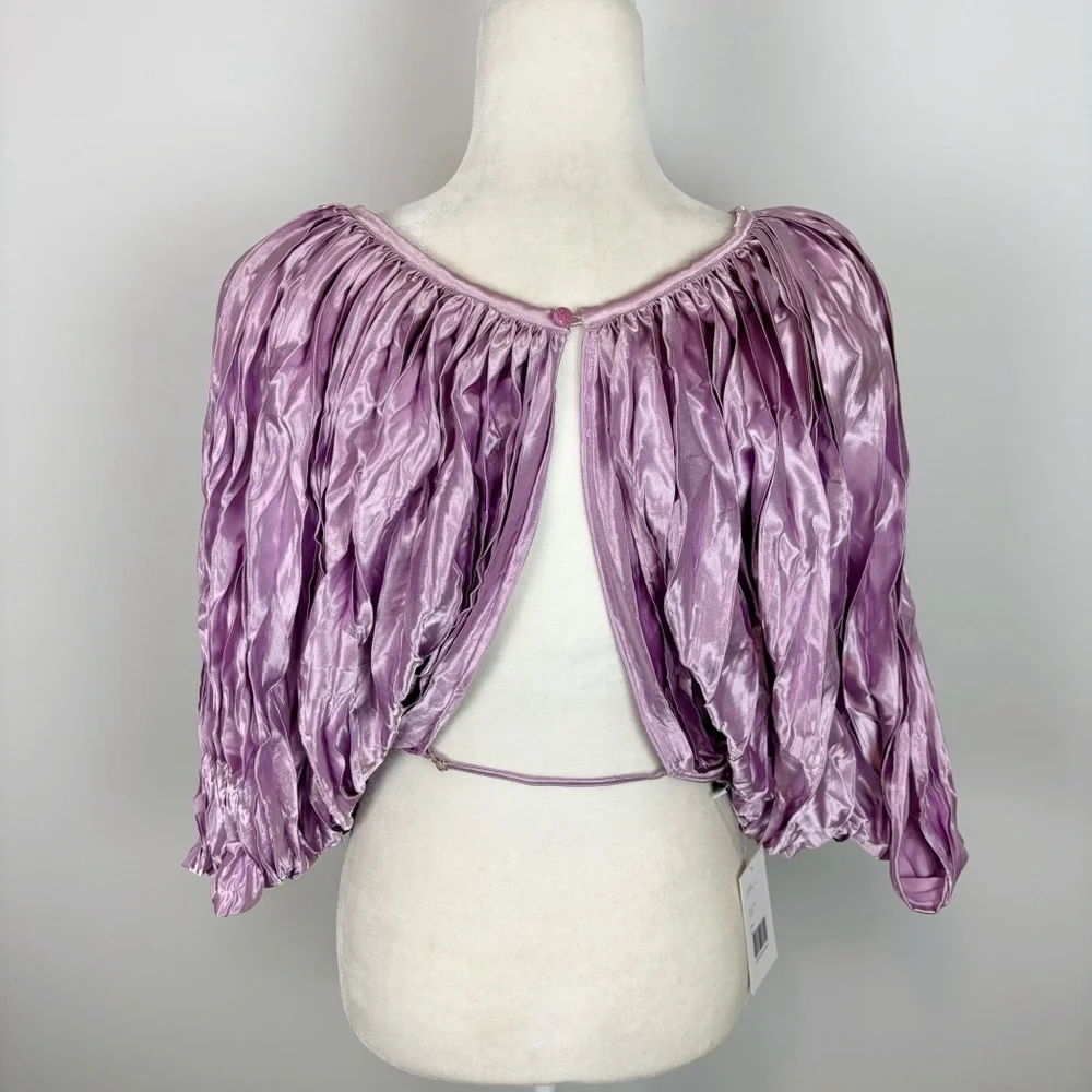 L’IDEE De Luxe Top in Violet Size 8